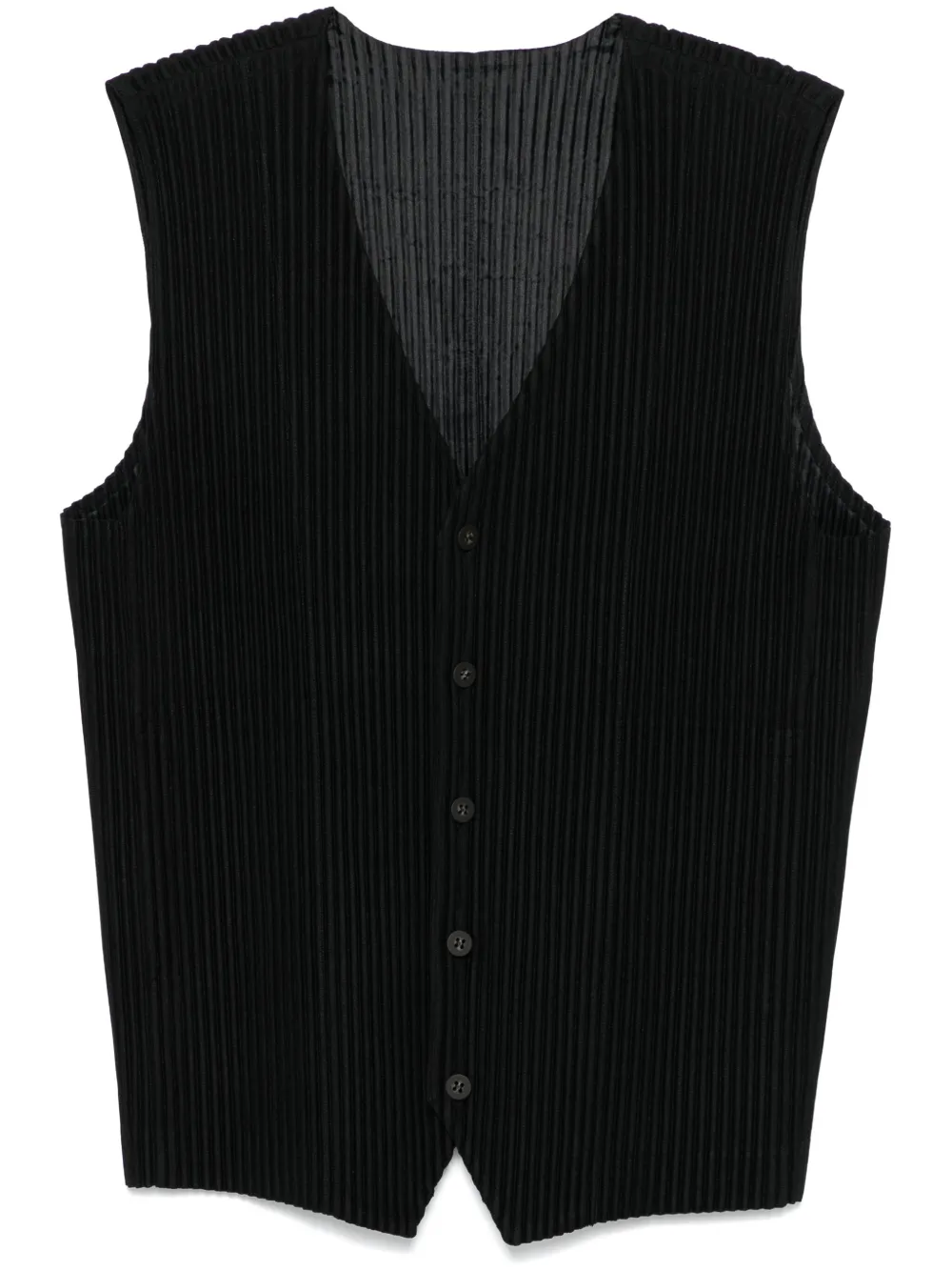 Homme Plissé Issey Miyake Basics vest – Black