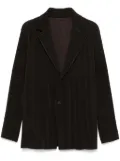 Homme Plissé Issey Miyake Kersey Pleats blazer - Brown
