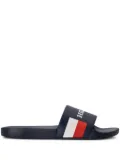 Tommy Hilfiger striped pool slides - Blue