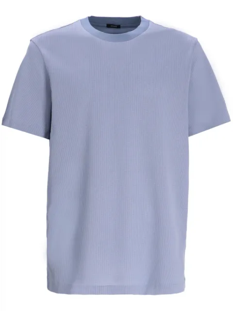 BOSS ribbed-knit cotton T-shirt