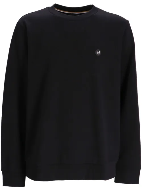 BOSS sweat à patch logo - Noir - BOSS - Modalova