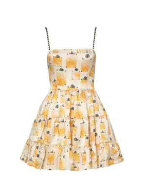 sapucai cultivo mini dress Agua By Agua Bendita Linen Mini Dress