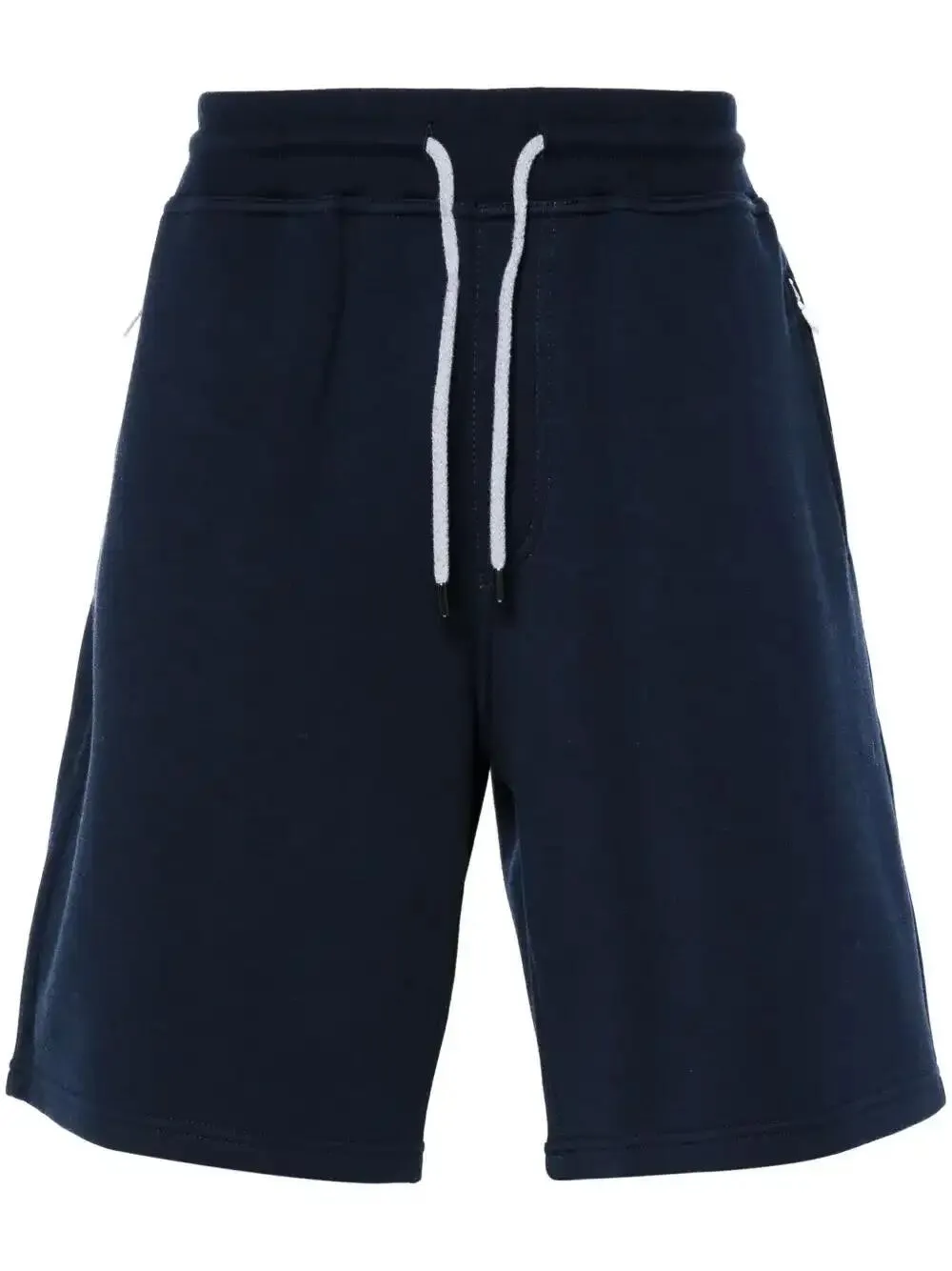 drawstring-waist jersey track shorts