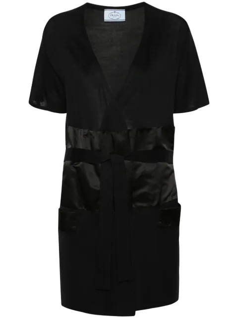 Prada Pre-Owned 1990s silk cardi-coat