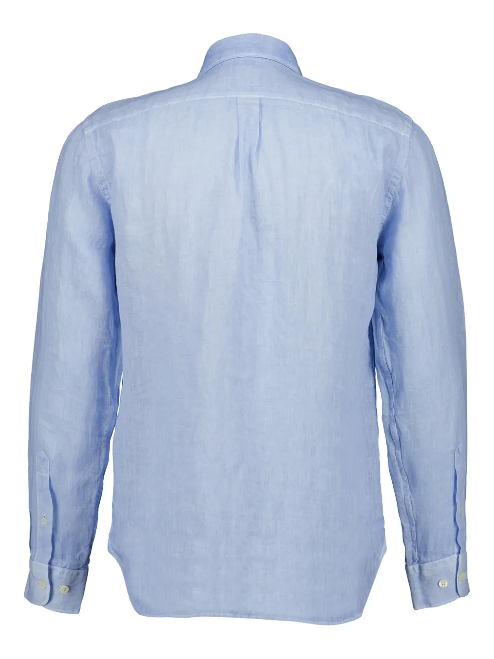 120% Lino Linnen overhemd - Blauw