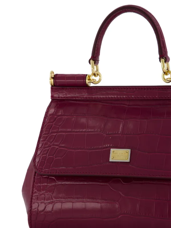 Dolce & Gabbana Small Sicily 62 Tote Bag | Red | FARFETCH JO