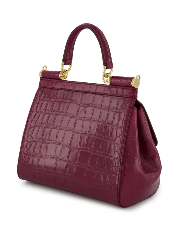 Dolce & Gabbana Small Sicily 62 Tote Bag | Red | FARFETCH JO