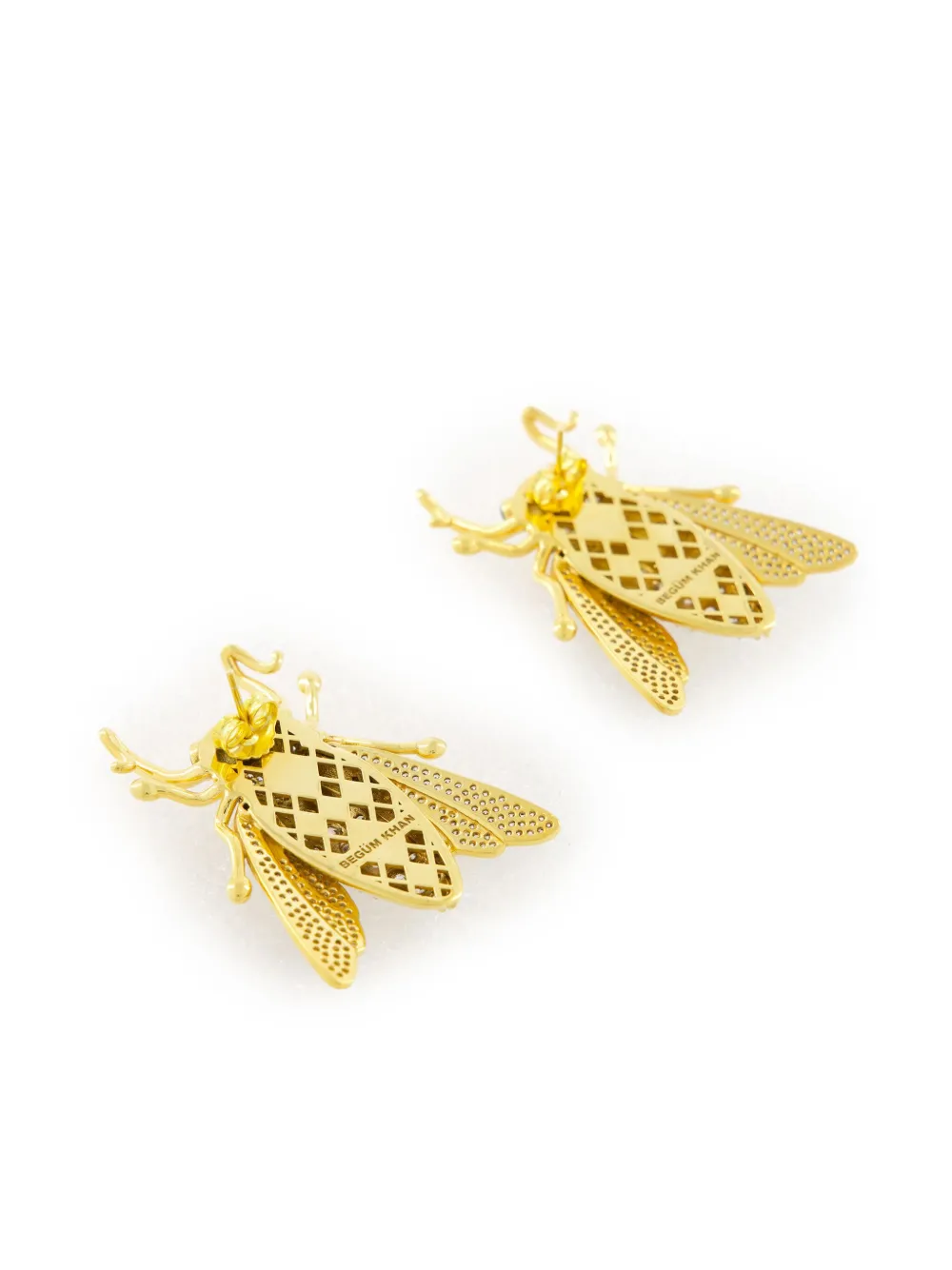 Begüm Khan Queen Bee Earrings In Gold