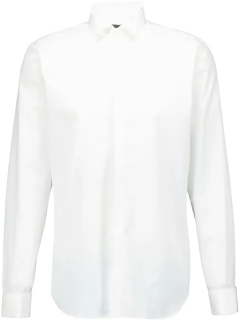 Corneliani long-sleeve poplin shirt