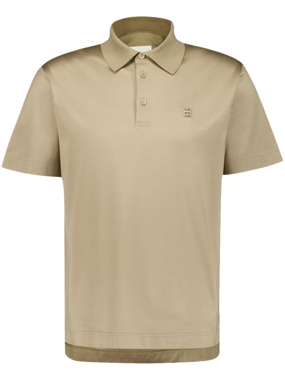 Givenchy 4G mercurised-cotton polo shirt - Neutrals