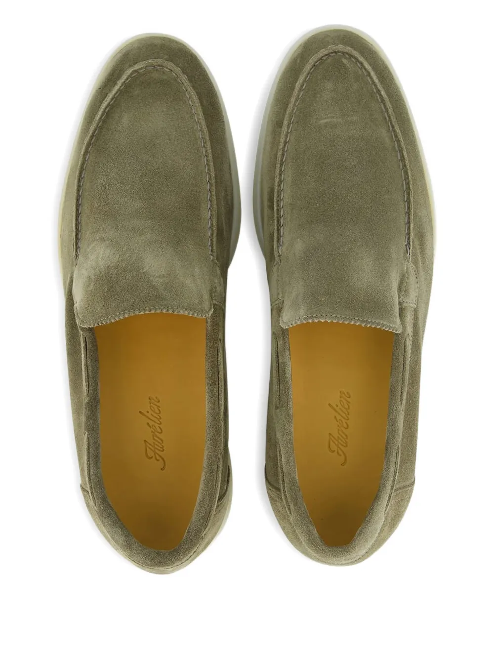 Aurélien suede loafers Green