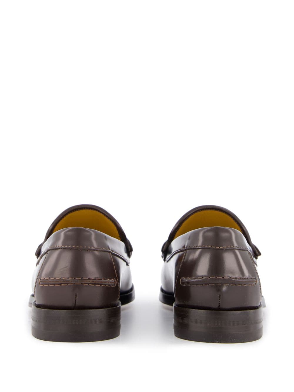 Gucci Horsebit leren loafers Bruin