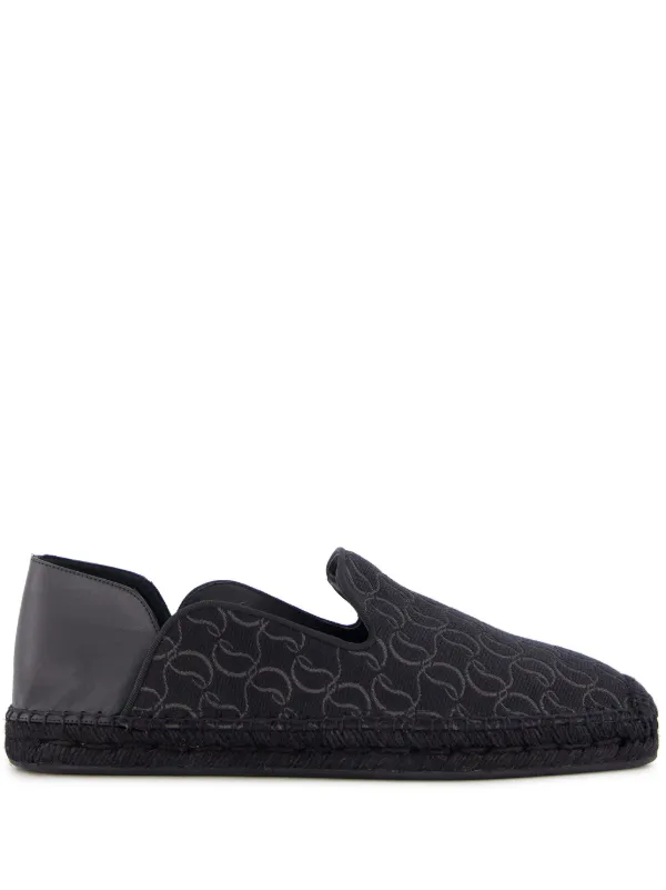 Christian Louboutin Jacquard Espadrilles | Black | FARFETCH display picture 3