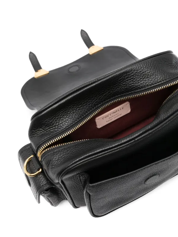 Coccinelle Small Campus Crossbody Bag | Black | FARFETCH