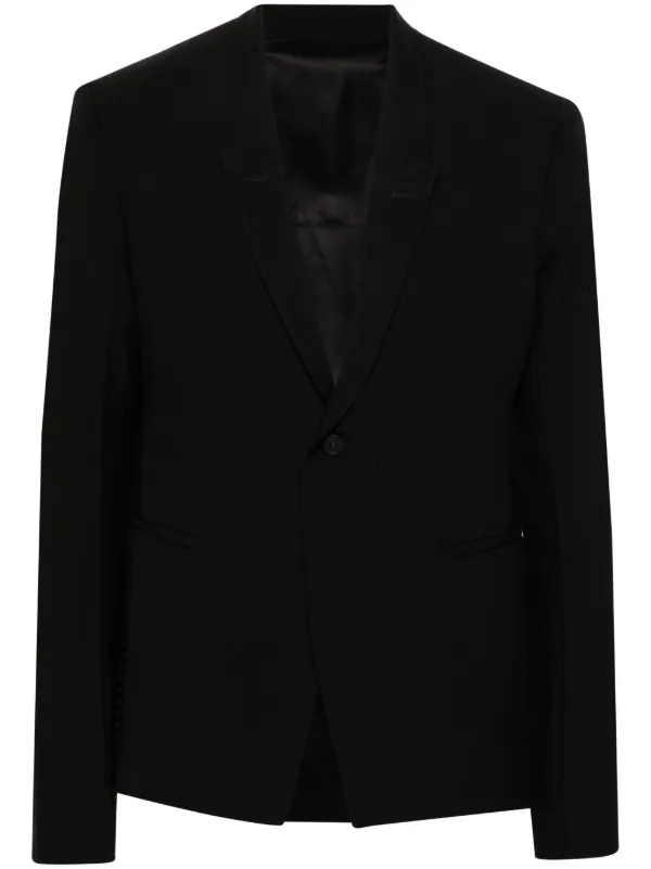 Rick Owens 73Cms Soft Blazer | Black | FARFETCH