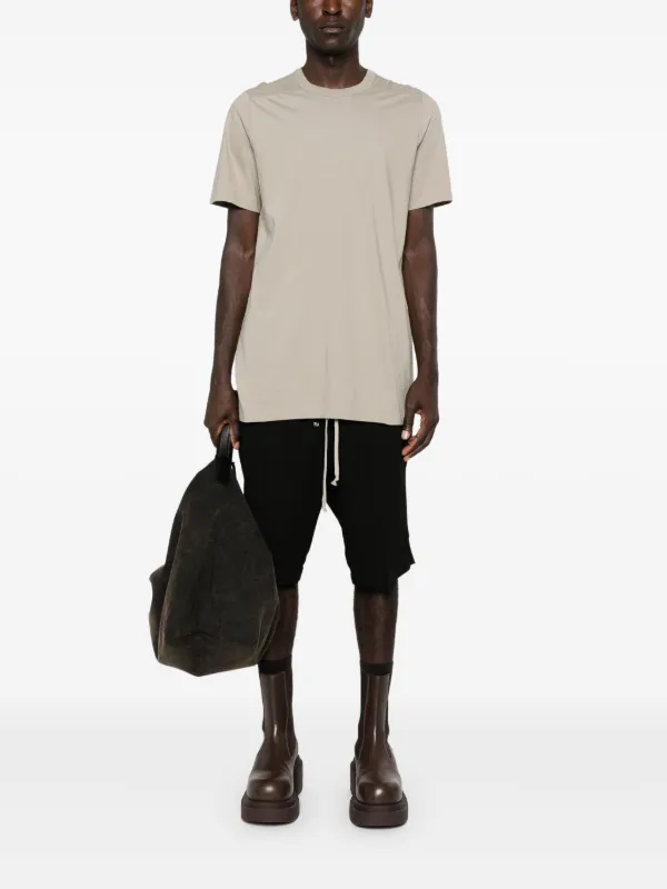 Rick Owens Level organic-cotton T-shirt | Neutrals | FARFETCH