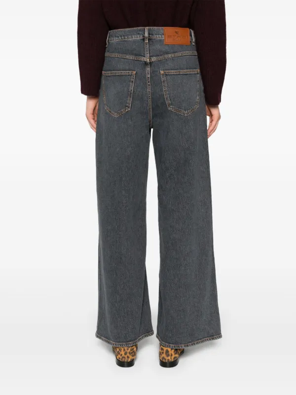 デニム・ジーパン ETRO JEANS WIDE LEG High-rise wide-leg denim jeans ETRO pour femme | NET-A-PORTER