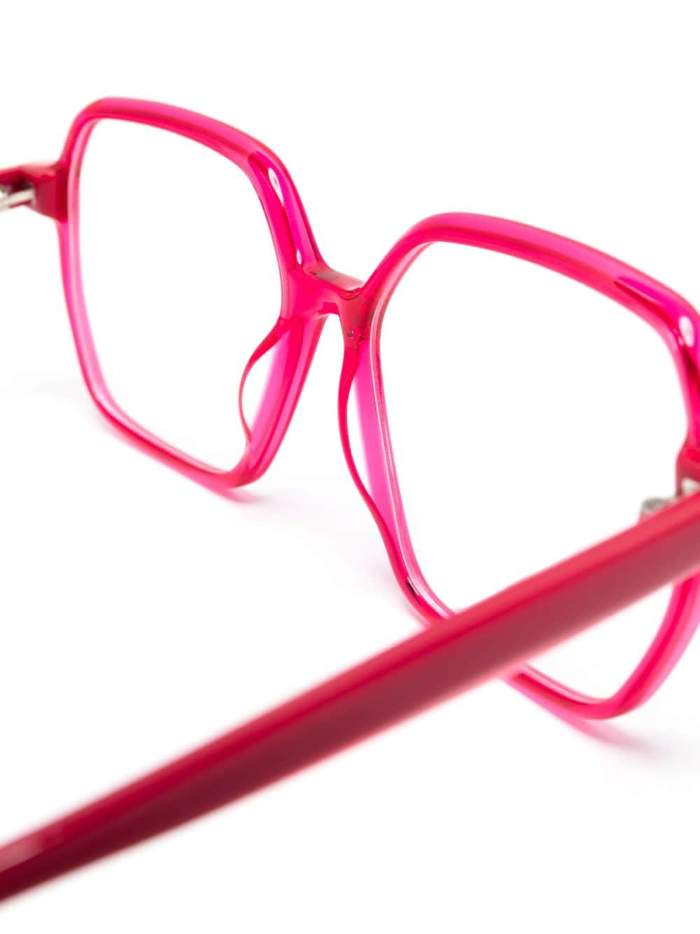 Shop Gigi Studios Fresh Square-frame Glasses In Pink