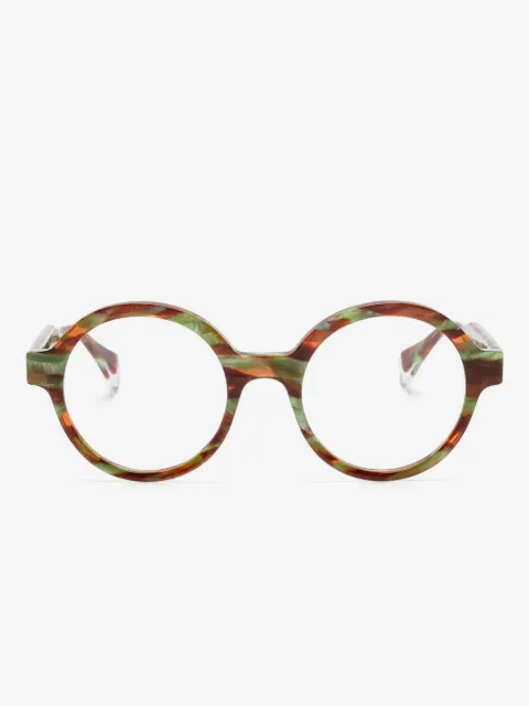GIGI STUDIOS Roxane round-frame glasses 
