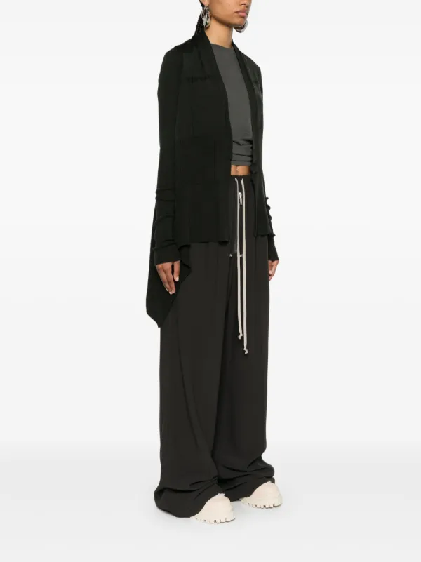 rick owens ロングニットカーディガン リック オウエンス ダークグレー