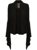 Rick Owens Medium Wrap virgin wool cardigan - Green