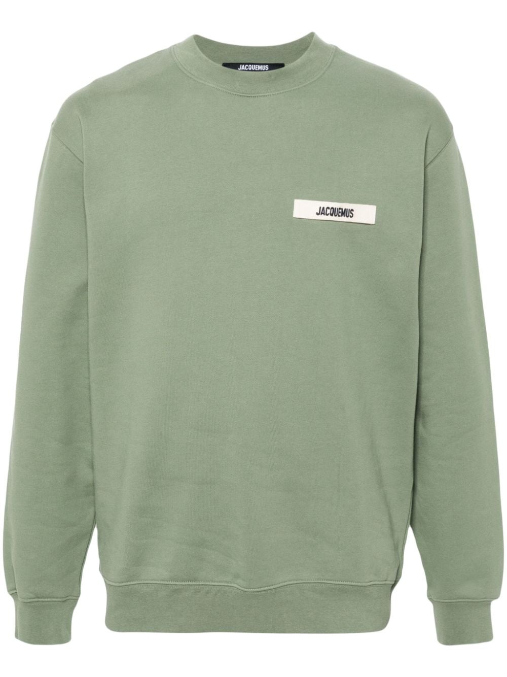 Jacquemus Le sweatshirt Gros Grain cotton sweatshirt - Verde