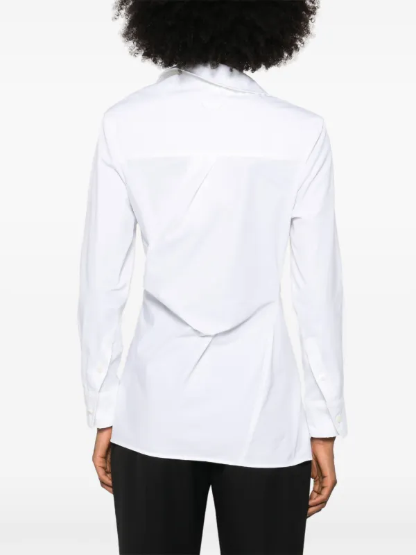 jacquemus パフスリーブ　シャツ　ホワイト jacquemus パフスリーブシャツホワイト