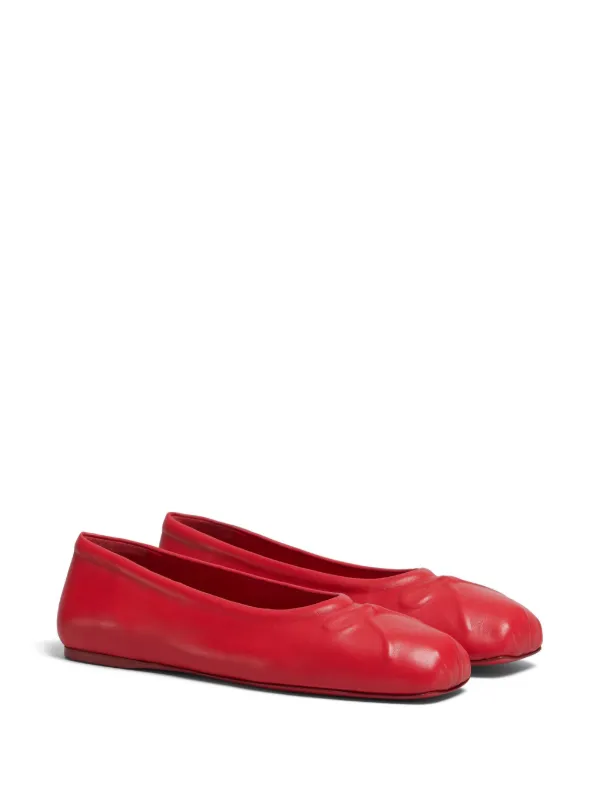Marni Low Ballerina Shoes | Red | FARFETCH