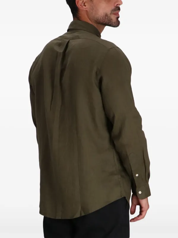 Polo Ralph Lauren リネンシャツ | グリーン | FARFETCH JP