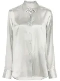 Ermanno Scervino weave-print silk shirt - Grey