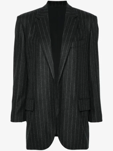 Brunello Cucinelli 핀스트라이프 울 블레이저
