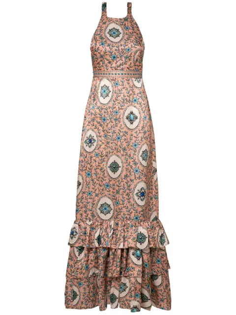 Agua By Agua Bendita vestido largo Magnolia Cofre