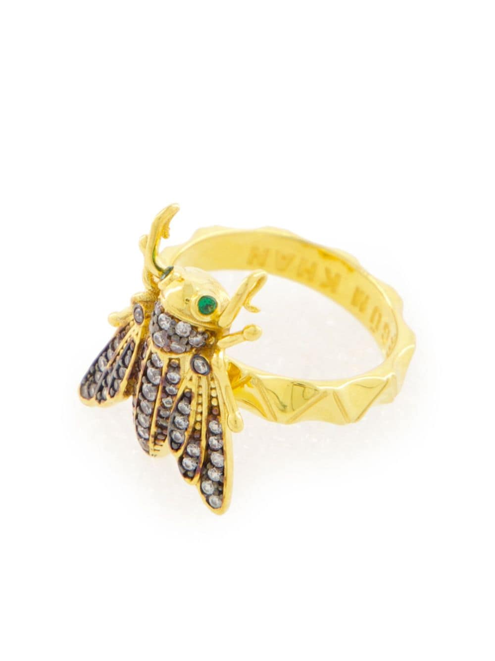 Shop Begüm Khan Baby Bee Pinky Ring In Gold