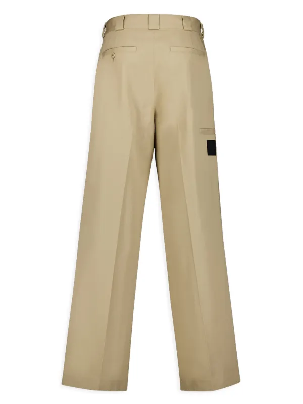 お歳暮 人気 オシャレ wide-leg Pleated Givenchy Trousers FARFETCH | Neutrals | パンツ