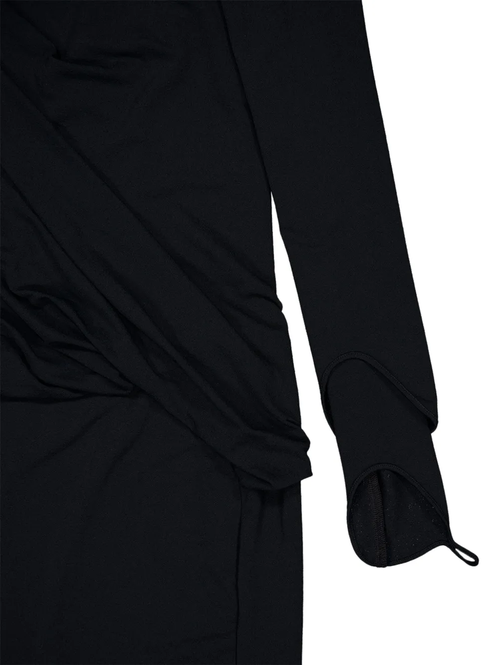 Givenchy Asymmetrische midi-jurk Zwart