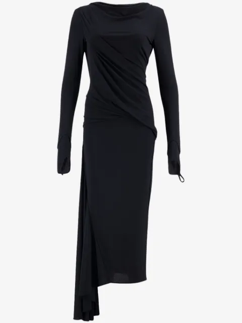 Givenchy asymmetric midi dress