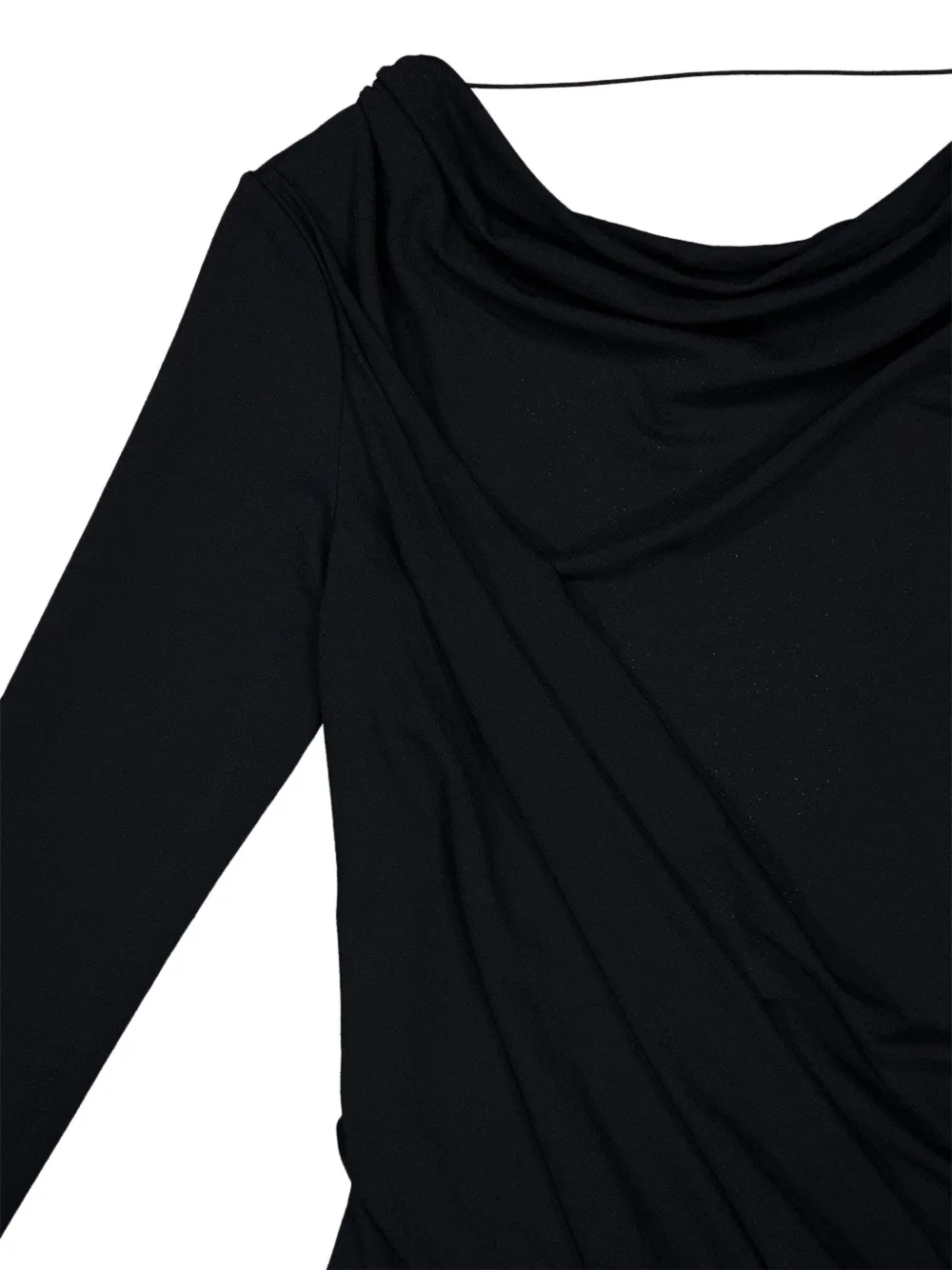 Givenchy Asymmetrische midi-jurk Zwart