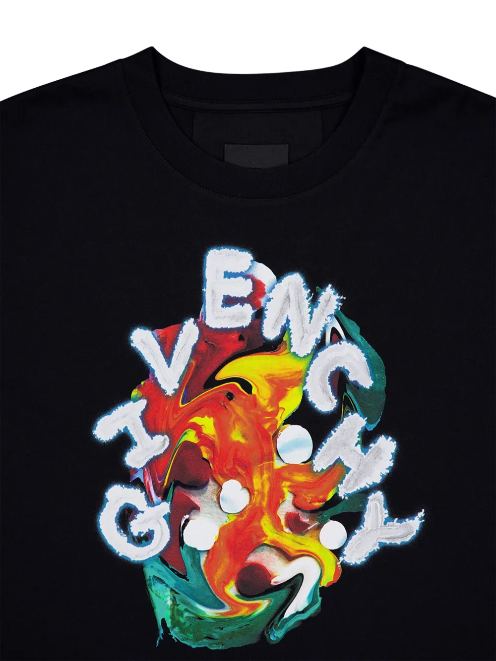 Givenchy Psychedelisch T-shirt Zwart