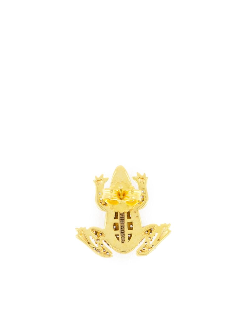 Begüm Khan Mini Frog oorbel - Beige