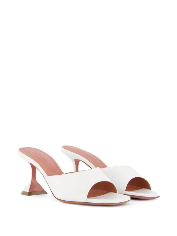 サンダル・ミュール AMINA MUADDI 14S363515LUP Sandals Lupita Slipper White Nappa