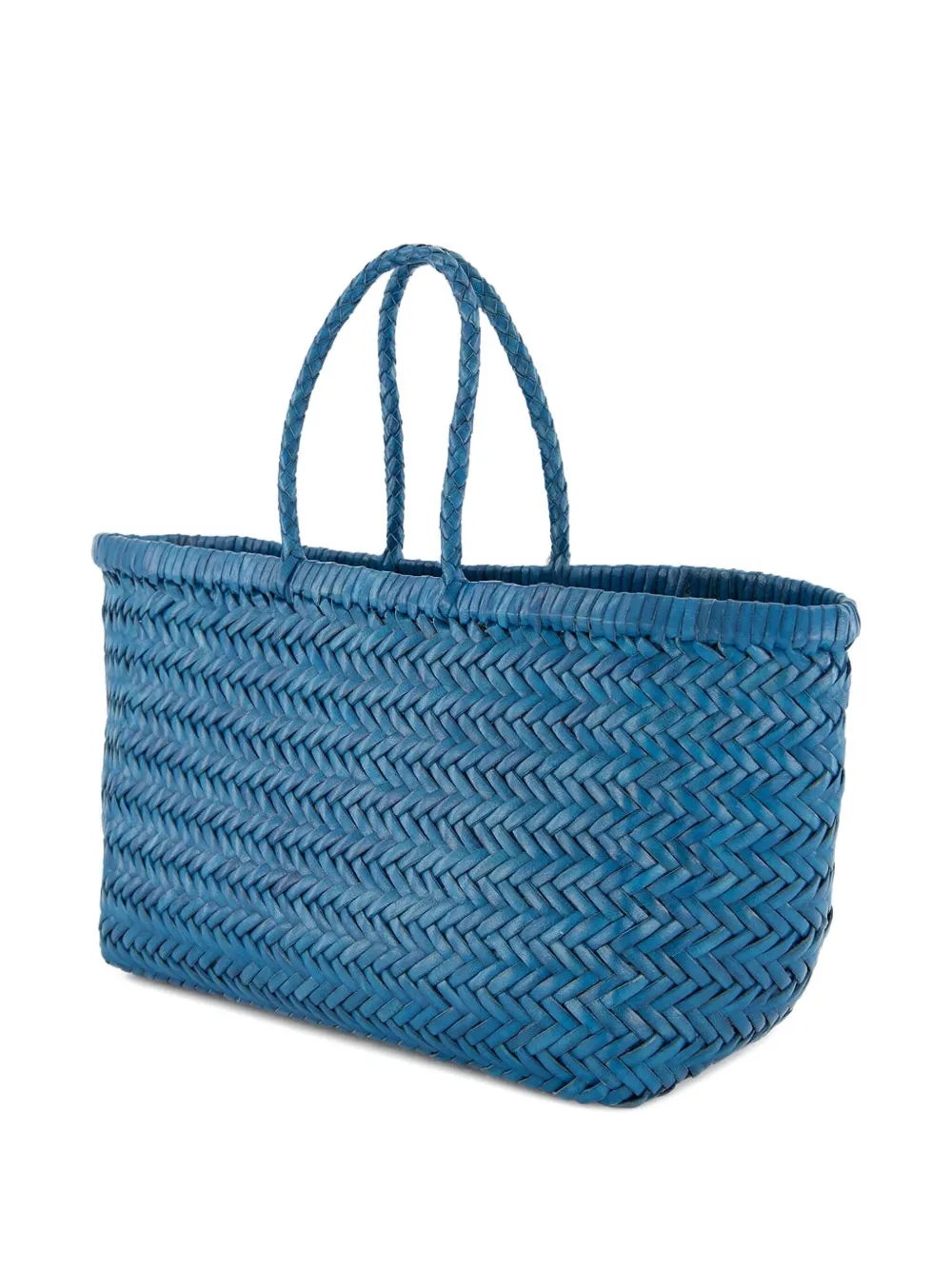Dragon Diffusion Small Triple Jump Woven Tote Bag In Blue