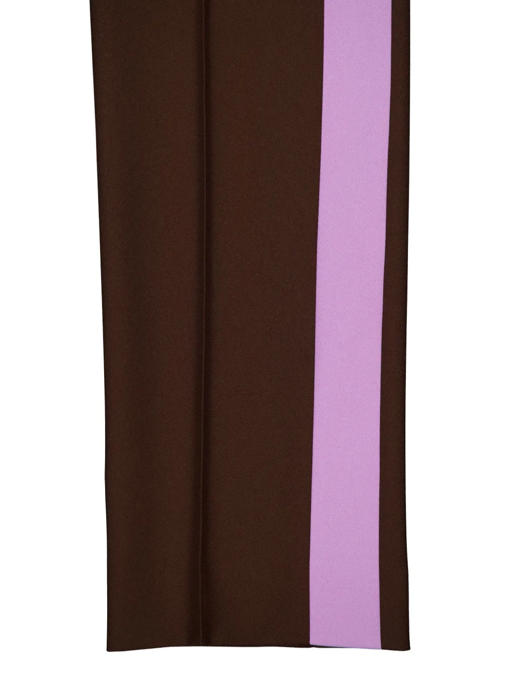 Gucci Casual Pants With Elastic Waist And Contrasting Side Band In Brown