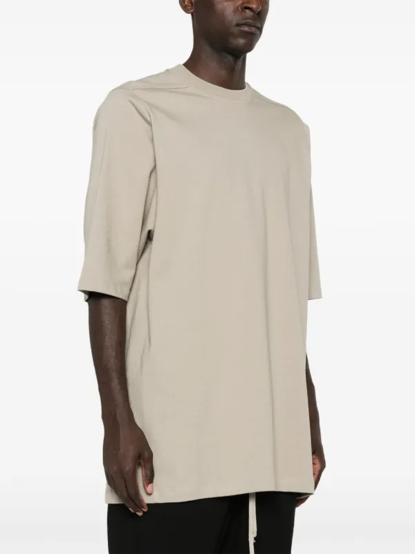 Rick Owens Jumbo オーガニックコットン Tシャツ | ニュートラル Rick Owens Jumbo オーガニックコットン Tシャツ | ニュートラル