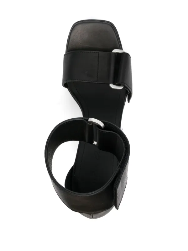 【上品なリッチさ】Rick Owens Bananaストラップサンダル12.5cm Rick Owens 125mm Banana Sandals | Black | FARFETCH JO
