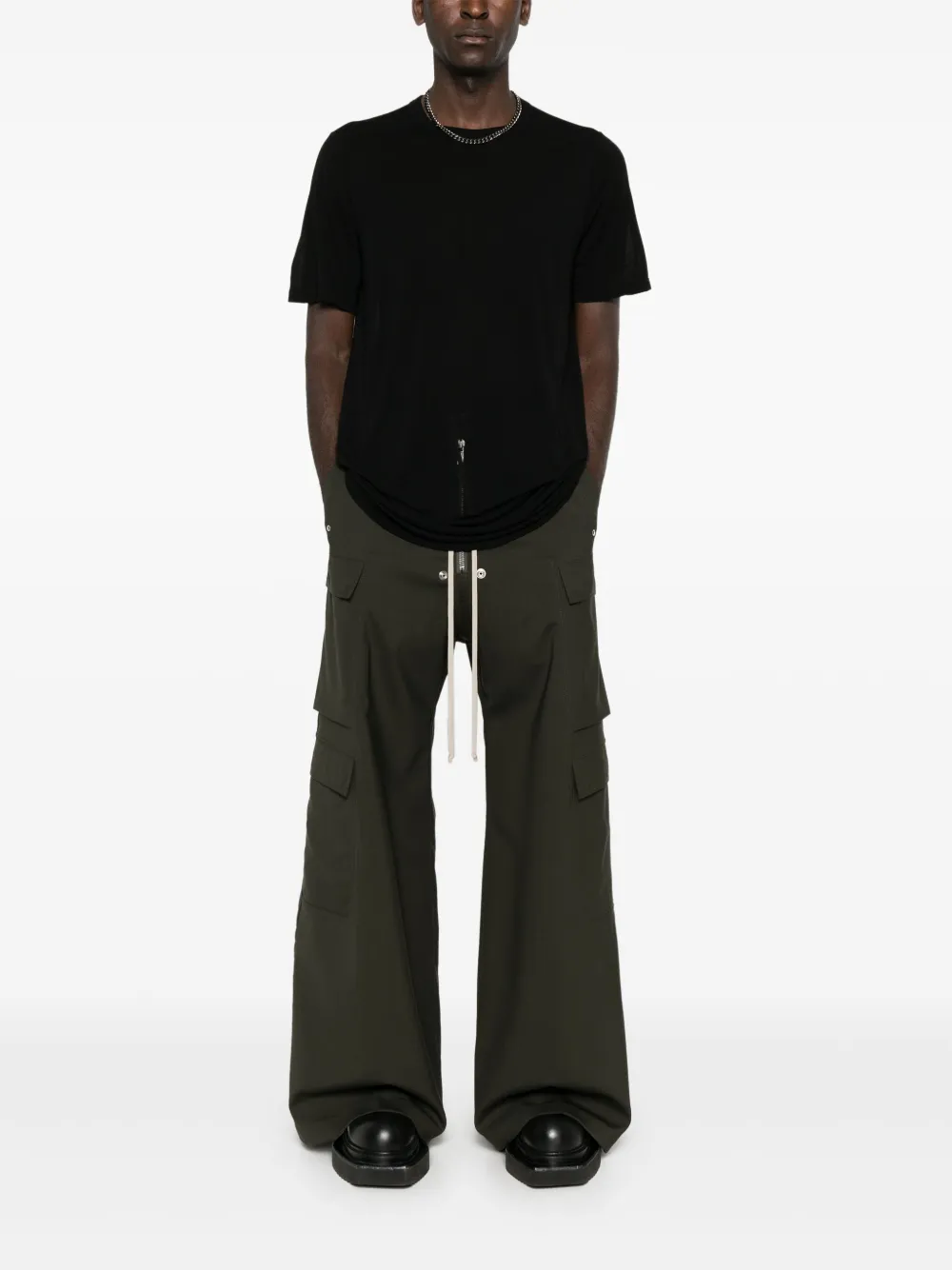 Rick Owens Level T-shirt - Zwart
