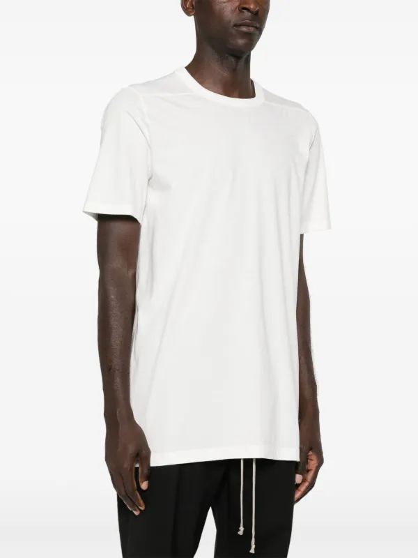 Rick Owens Level organic-cotton T-shirt | White | FARFETCH JO