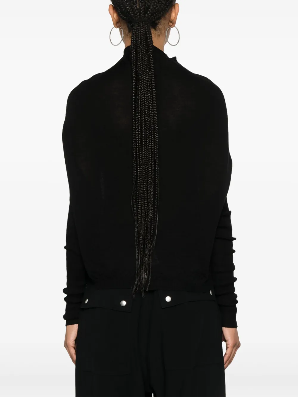 Rick Owens Crater trui van scheerwol Zwart