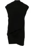 Rick Owens Jumbo Babel ribbed-knit vest - Black