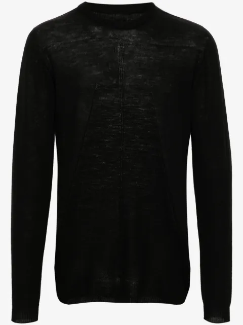 Rick Owens Biker Level Schurwollpullover