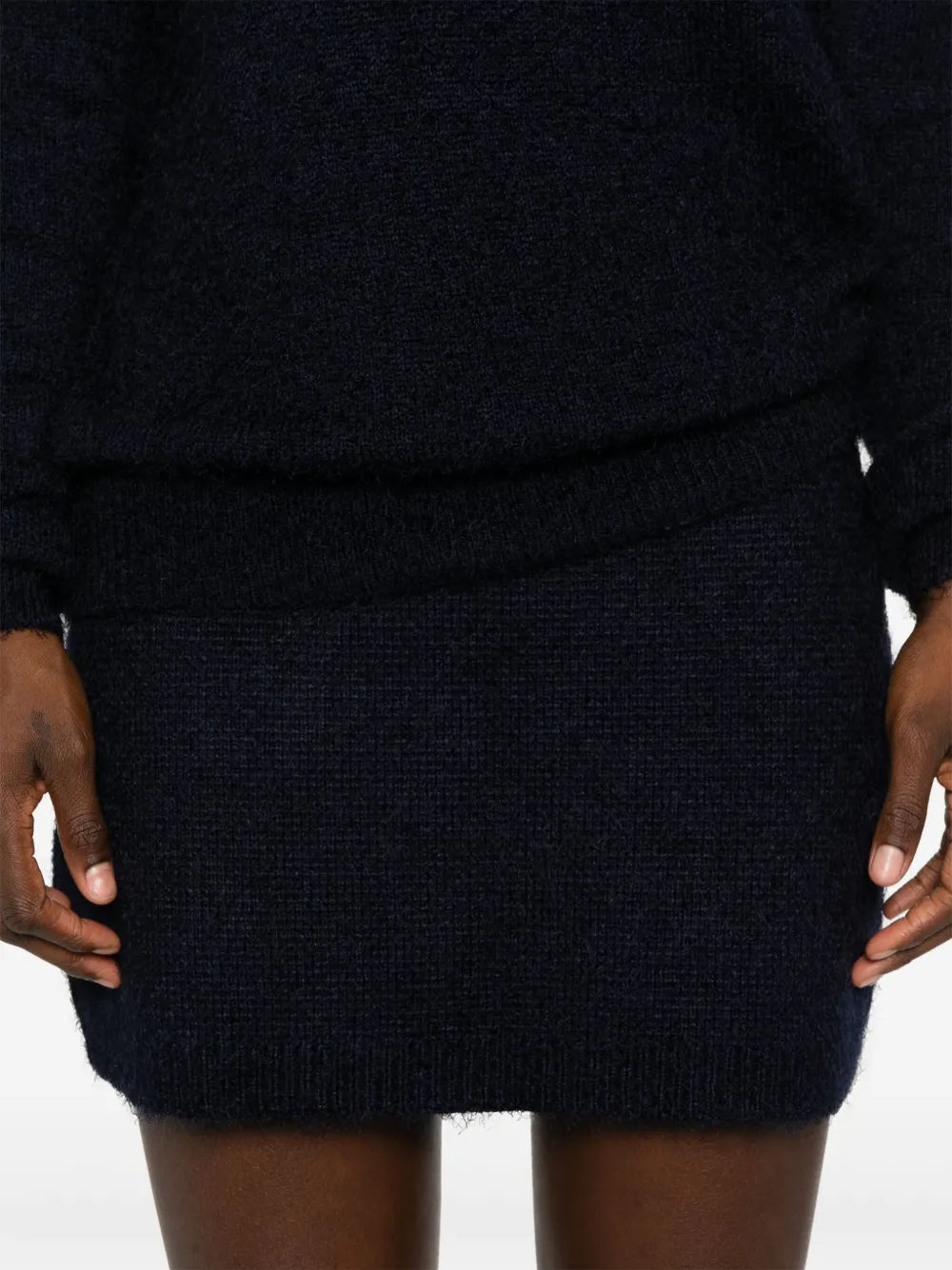 KHAITE Darrion mini-rok Blauw